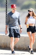 KEELEY HAZELL and Jason Sudeikis Out Hiking in Los Angeles 09/12/2021