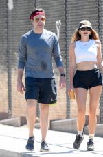 KEELEY HAZELL and Jason Sudeikis Out Hiking in Los Angeles 09/12/2021