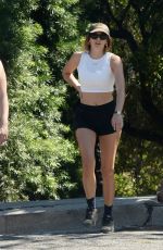 KEELEY HAZELL Out Hiking in Los Angeles 09/23/2021