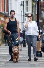 KELLY BROOK Out and About in London 09/12/2021