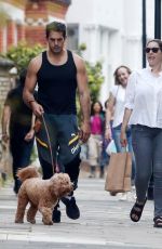 KELLY BROOK Out and About in London 09/12/2021