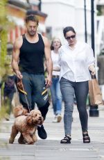 KELLY BROOK Out and About in London 09/12/2021
