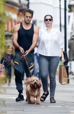 KELLY BROOK Out and About in London 09/12/2021