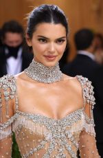 KENDALL JENNER at 2021 Met Gala in New York 09/13/2021