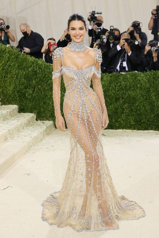 KENDALL JENNER at 2021 Met Gala in New York 09/13/2021