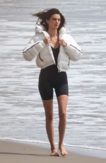 KENDALL JENNER at a Photoshoot on the Beach in Malibu 09/03/2021