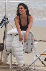 KENDALL JENNER at a Photoshoot on the Beach in Malibu 09/03/2021