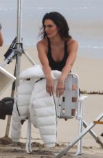 KENDALL JENNER at a Photoshoot on the Beach in Malibu 09/03/2021