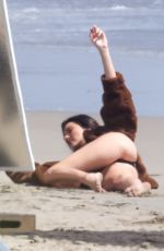 KENDALL JENNER at a Photoshoot on the Beach in Malibu 09/03/2021