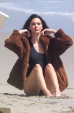 KENDALL JENNER at a Photoshoot on the Beach in Malibu 09/03/2021