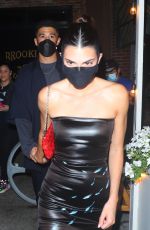 KENDALL JENNER Heading to a Fashion Party in New York 09/09/2021