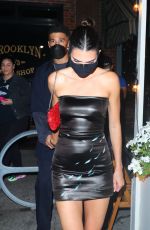 KENDALL JENNER Heading to a Fashion Party in New York 09/09/2021