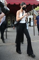 KENDALL JENNER Leaves Michael Kors Show in Central Park at New York Fashion Week 09/10/2021