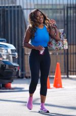 KENYA MOORE Arrives at Dancing With The Stars Rehearsal in Los Angeles 09/17/2021