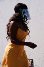 KENYA MOORE Arrives at Dancing With The Stars Studio in Los Angeles 09/02/2021