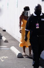 KENYA MOORE Arrives at Dancing With The Stars Studio in Los Angeles 09/02/2021