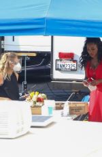 KENYA MOORE at Dancing With The Stars Studios in Los Angeles 09/20/2021