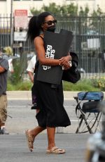 KENYA MOORE Leaves Dance Studio in Los Angeles 09/23/2021