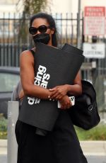 KENYA MOORE Leaves Dance Studio in Los Angeles 09/23/2021