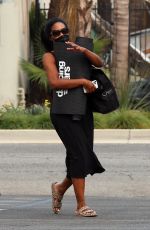 KENYA MOORE Leaves Dance Studio in Los Angeles 09/23/2021