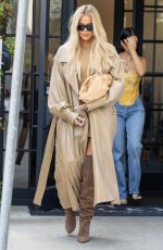KHLOE KARDASHIAN on the Set of New Reality Show in Malibu 09/28/2021