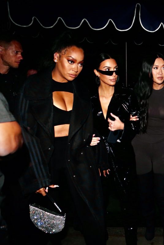 KIM KARDASHIAN and LALA ANTHONY Night Out in New York 09/11/2021