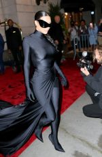 KIM KARDASHIAN Arrives at Cathedrale Restaurant in New York 09/13/2021
