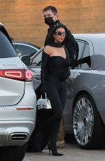 KIM KARDASHIAN Arrives at Nobu in Malibu 09/07/2021