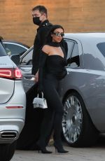KIM KARDASHIAN Arrives at Nobu in Malibu 09/07/2021