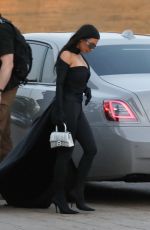 KIM KARDASHIAN Arrives at Nobu in Malibu 09/07/2021