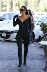 KIM KARDASHIAN in Tight Black Balenciaga at CVS in Los Angeles 09/15/2021