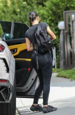 KIM KARDASHIAN Leaves a Skincare Clinic in Beverly Hills 08/31/2021
