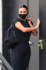 KIM KARDASHIAN Leaves a Skincare Clinic in Beverly Hills 08/31/2021