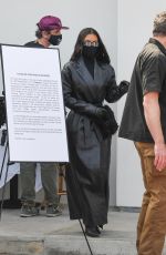 KIM KARDASHIAN on the Set of New Reality Show in Malibu 09/28/2021