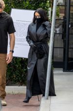 KIM KARDASHIAN on the Set of New Reality Show in Malibu 09/28/2021