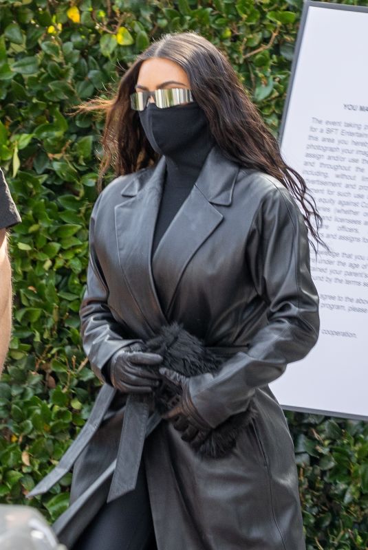 KIM KARDASHIAN on the Set of New Reality Show in Malibu 09/28/2021