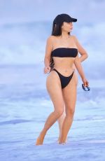 KIM KARDSHIAN in Bikini at Beach in Malibu 09/27/2021