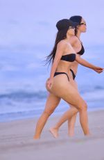 KIM KARDSHIAN in Bikini at Beach in Malibu 09/27/2021