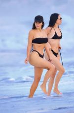 KIM KARDSHIAN in Bikini at Beach in Malibu 09/27/2021