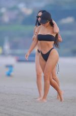 KIM KARDSHIAN in Bikini at Beach in Malibu 09/27/2021