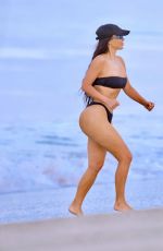 KIM KARDSHIAN in Bikini at Beach in Malibu 09/27/2021