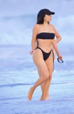 KIM KARDSHIAN in Bikini at Beach in Malibu 09/27/2021
