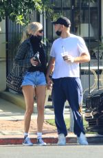 KIMBERLY STEWART and Jesse Shapira Out in West Hollywood 09/04/2021