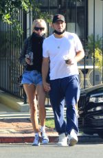 KIMBERLY STEWART and Jesse Shapira Out in West Hollywood 09/04/2021