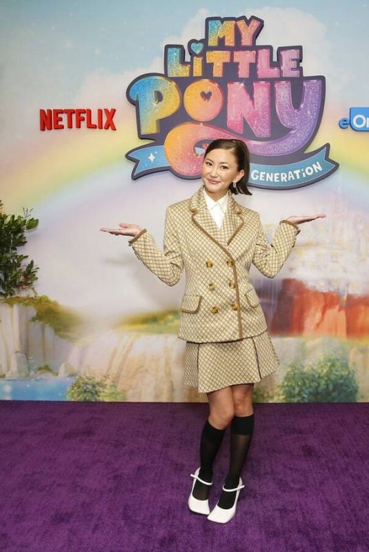 KIMIKO GLENN at My LIttle Pony: A New Generation Photocall in Los Angeles 09/19/2021