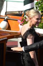 KIRSTEN DUNST Arrives at 78th Venice International Film Festival 09/02/2021