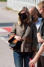 KIRSTEN DUNST Arrives in Venice for 2021 Venice International Film Festival 08/31/2021