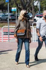 KIRSTEN DUNST Arrives in Venice for 2021 Venice International Film Festival 08/31/2021