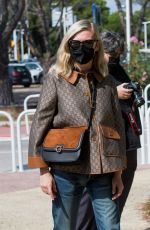 KIRSTEN DUNST Arrives in Venice for 2021 Venice International Film Festival 08/31/2021