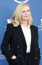KIRSTEN DUNST at The Power of the Dog Photocall at 2021 Venice Film Festival 09/02/2021